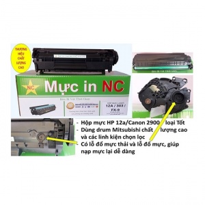 Hộp mực HP 12A, 1020, 1010 loại 1 (bền)